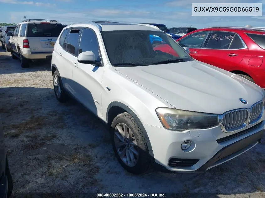 2016 BMW X3 xDrive28I VIN: 5UXWX9C59G0D66519 Lot: 40502252