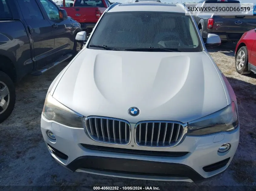 2016 BMW X3 xDrive28I VIN: 5UXWX9C59G0D66519 Lot: 40502252