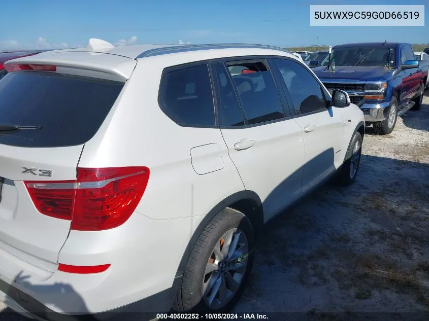 2016 BMW X3 xDrive28I VIN: 5UXWX9C59G0D66519 Lot: 40502252