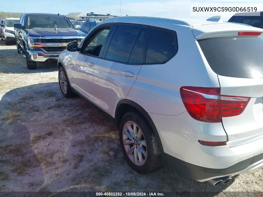 2016 BMW X3 xDrive28I VIN: 5UXWX9C59G0D66519 Lot: 40502252