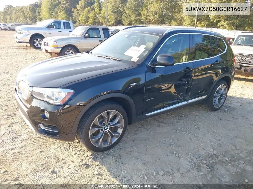 2016 BMW X3 xDrive35I VIN: 5UXWX7C50G0R16627 Lot: 40543927