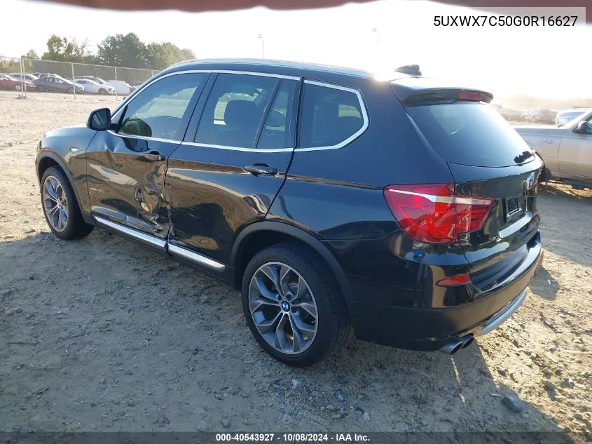 5UXWX7C50G0R16627 2016 BMW X3 xDrive35I