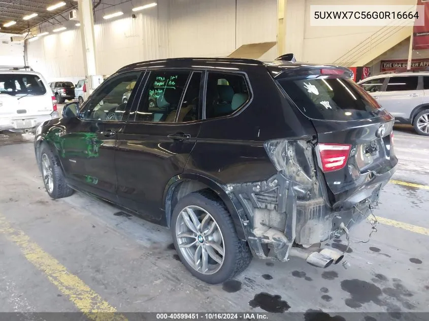 5UXWX7C56G0R16664 2016 BMW X3 xDrive35I