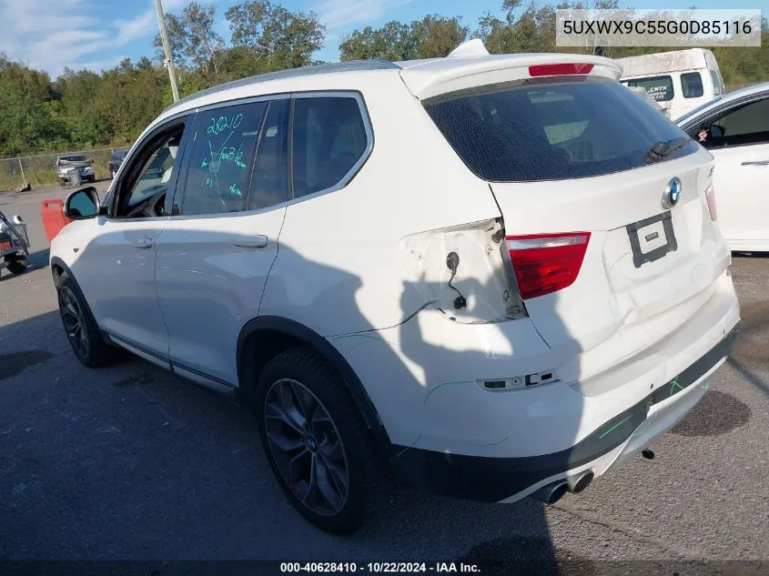 2016 BMW X3 xDrive28I VIN: 5UXWX9C55G0D85116 Lot: 40628410