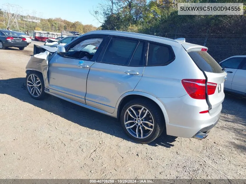 2016 BMW X3 xDrive28I VIN: 5UXWX9C51G0D94556 Lot: 40705258