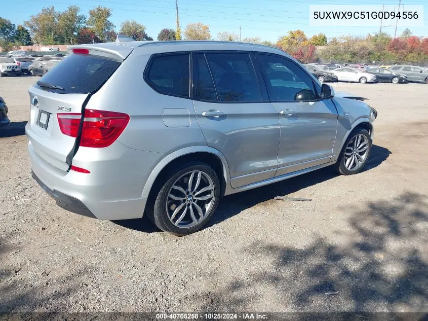 2016 BMW X3 xDrive28I VIN: 5UXWX9C51G0D94556 Lot: 40705258