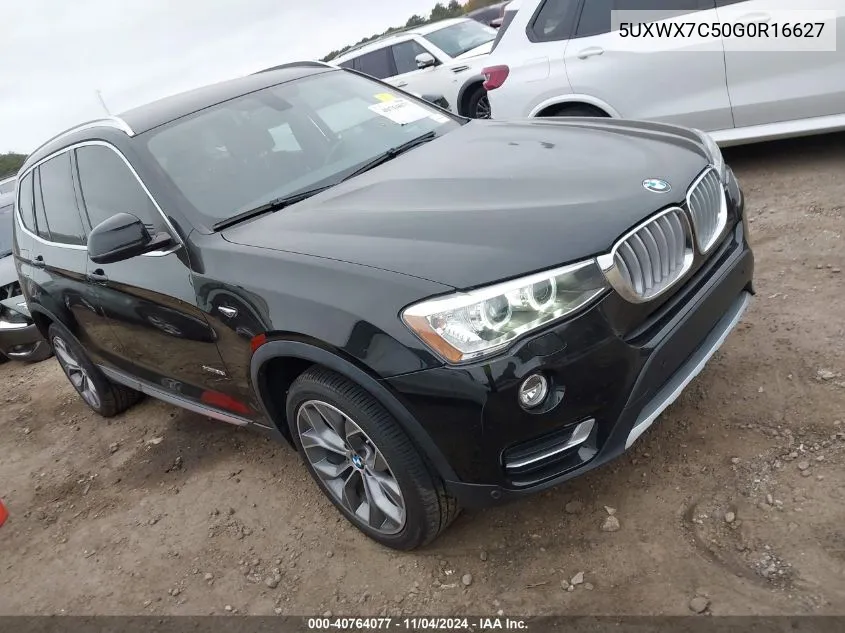 2016 BMW X3 xDrive35I VIN: 5UXWX7C50G0R16627 Lot: 40764077