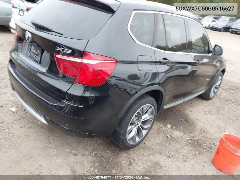 2016 BMW X3 xDrive35I VIN: 5UXWX7C50G0R16627 Lot: 40764077