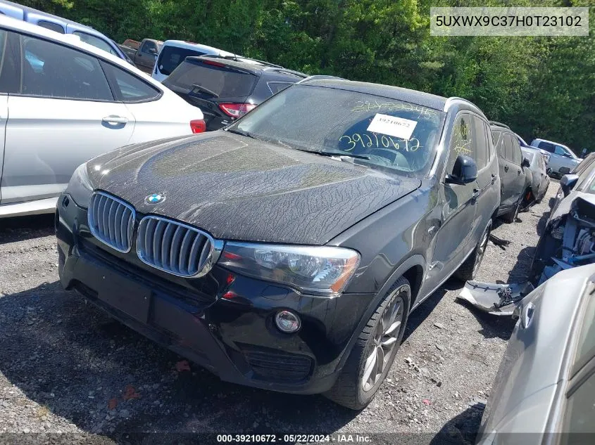 2017 BMW X3 xDrive28I VIN: 5UXWX9C37H0T23102 Lot: 39210672