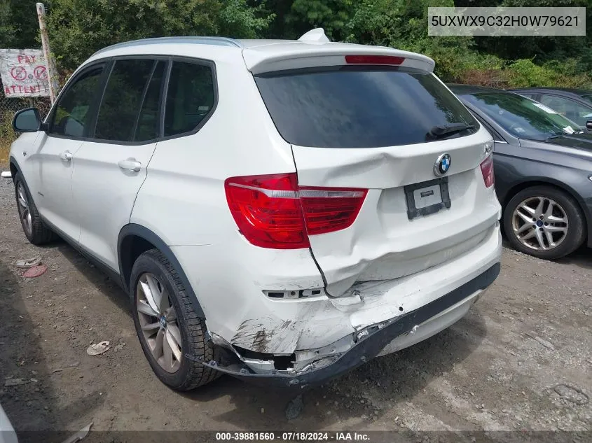 2017 BMW X3 xDrive28I VIN: 5UXWX9C32H0W79621 Lot: 39881560