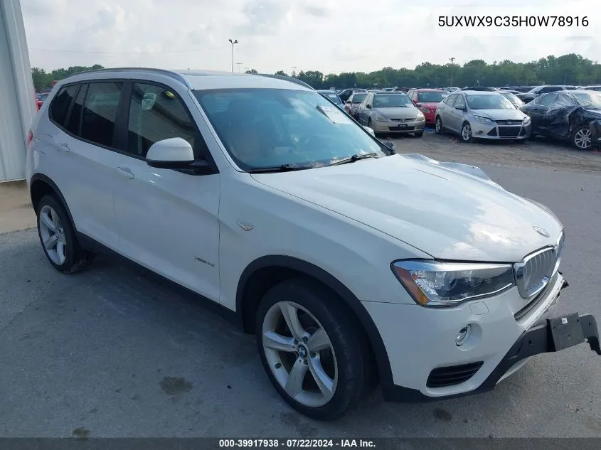 5UXWX9C35H0W78916 2017 BMW X3 xDrive28I