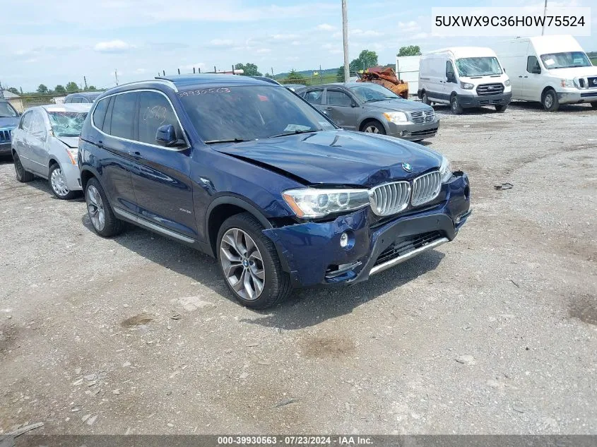 5UXWX9C36H0W75524 2017 BMW X3 xDrive28I