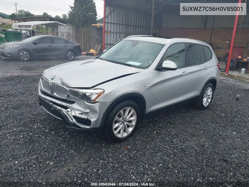 5UXWZ7C56H0V85001 2017 BMW X3 Sdrive28I