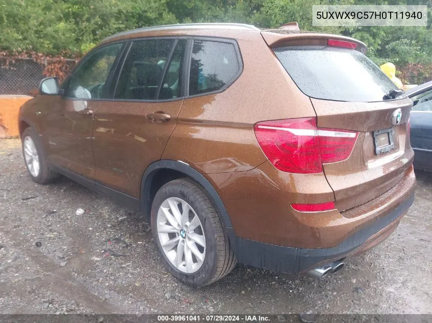 5UXWX9C57H0T11940 2017 BMW X3 xDrive28I