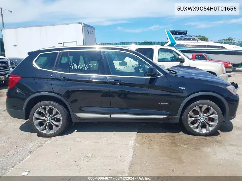 2017 BMW X3 xDrive28I VIN: 5UXWX9C54H0T01656 Lot: 40064677