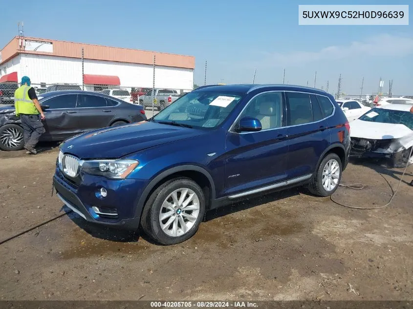 5UXWX9C52H0D96639 2017 BMW X3 xDrive28I