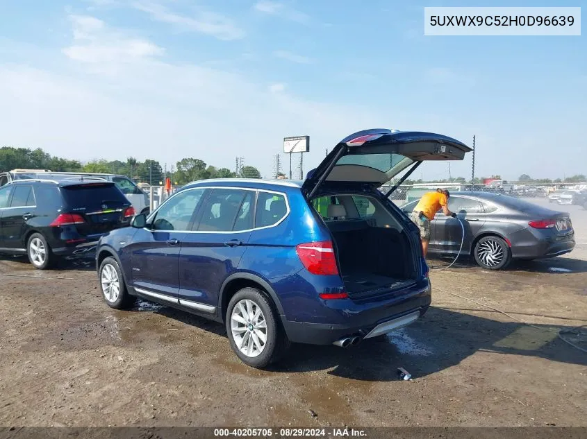 5UXWX9C52H0D96639 2017 BMW X3 xDrive28I