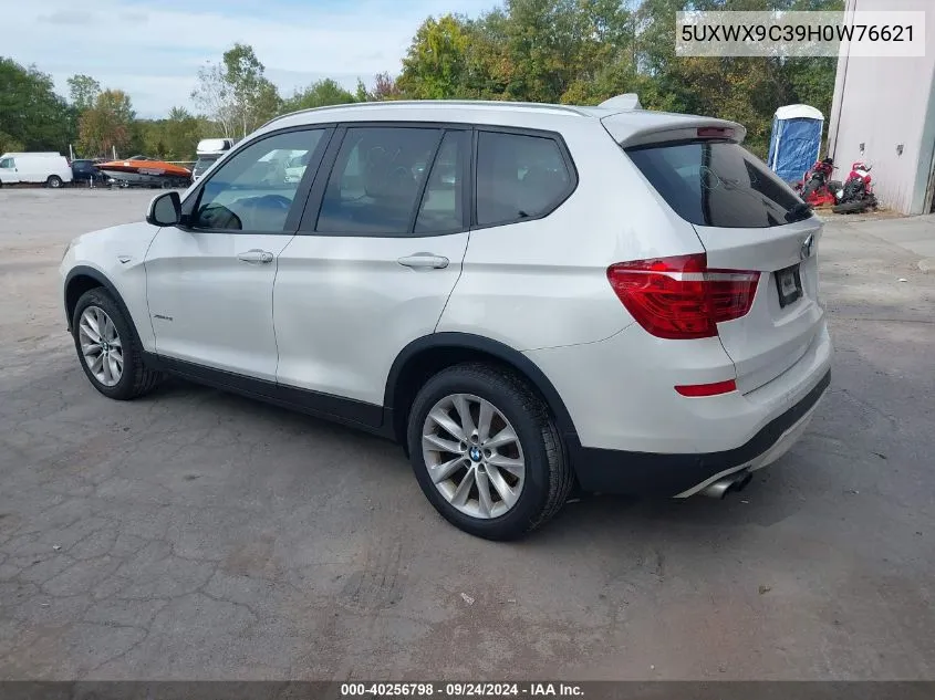 2017 BMW X3 xDrive28I VIN: 5UXWX9C39H0W76621 Lot: 40256798