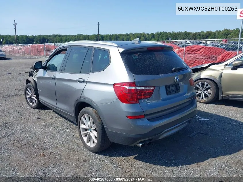 5UXWX9C52H0T00263 2017 BMW X3 xDrive28I