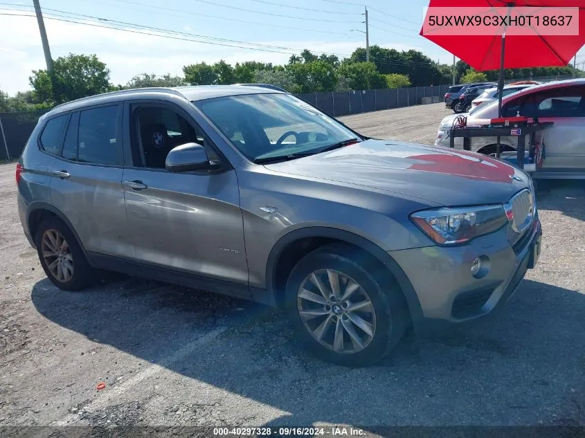 5UXWX9C3XH0T18637 2017 BMW X3 xDrive28I