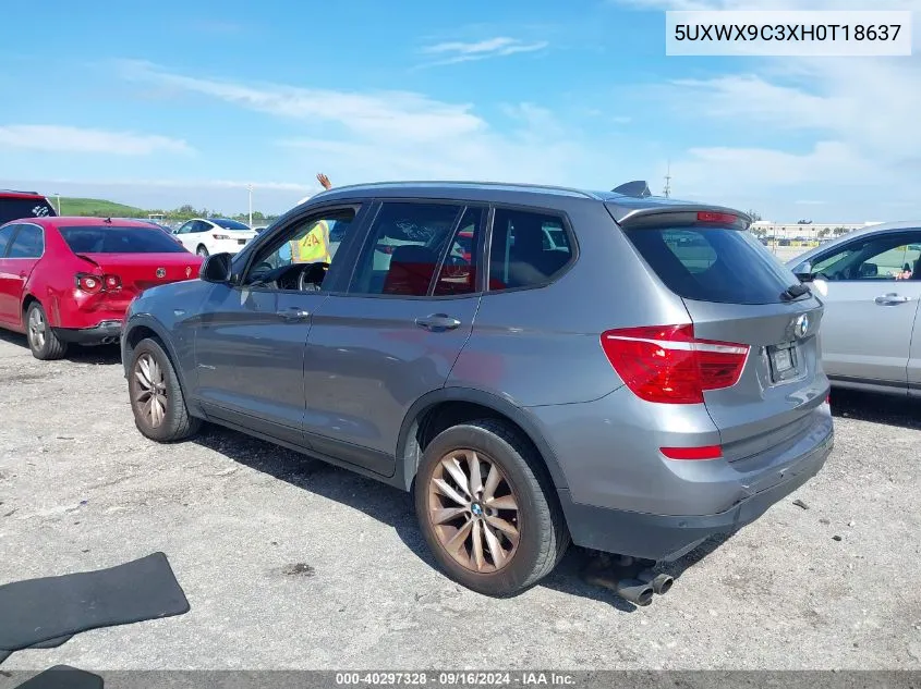 5UXWX9C3XH0T18637 2017 BMW X3 xDrive28I