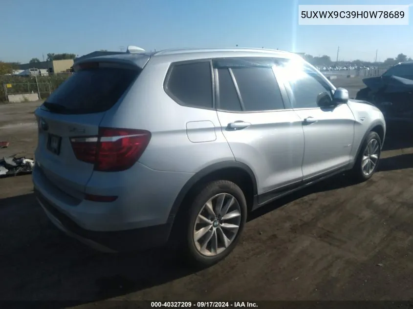 5UXWX9C39H0W78689 2017 BMW X3 xDrive28I