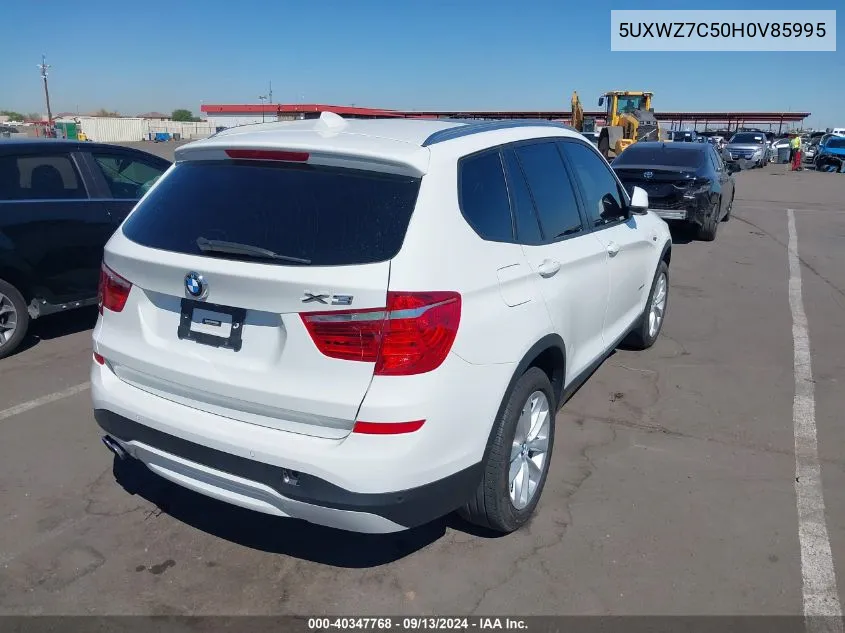 5UXWZ7C50H0V85995 2017 BMW X3 Sdrive28I