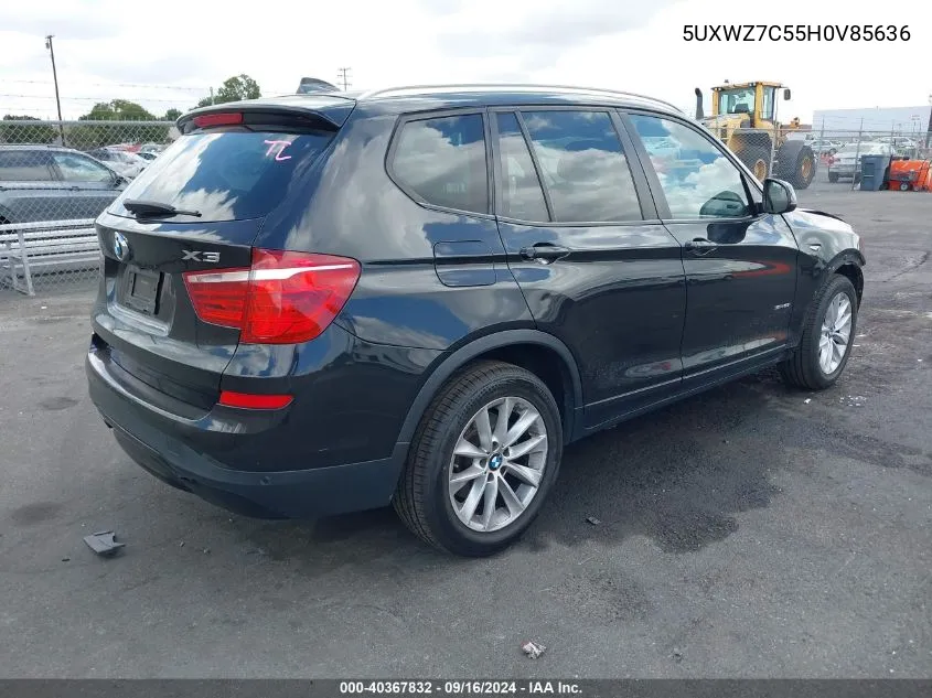 5UXWZ7C55H0V85636 2017 BMW X3 Sdrive28I