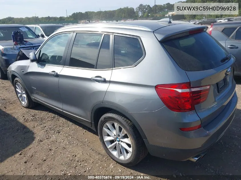 5UXWX9C59H0D96928 2017 BMW X3 xDrive28I