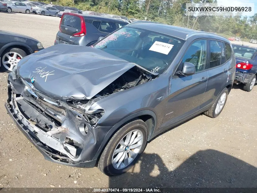 5UXWX9C59H0D96928 2017 BMW X3 xDrive28I