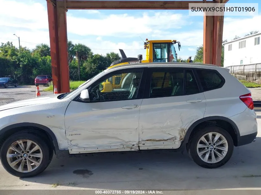 5UXWX9C51H0T01906 2017 BMW X3 xDrive28I