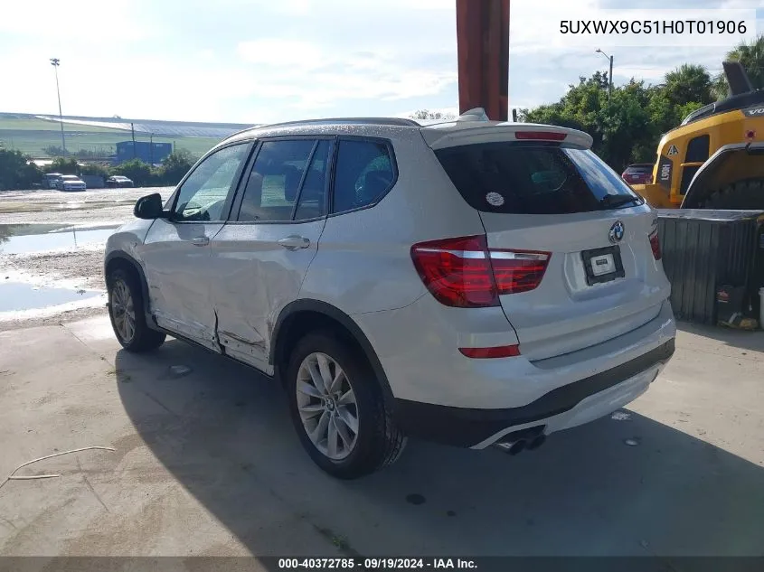 5UXWX9C51H0T01906 2017 BMW X3 xDrive28I