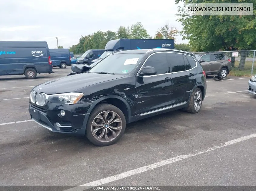 2017 BMW X3 xDrive28I VIN: 5UXWX9C32H0T23900 Lot: 40377420