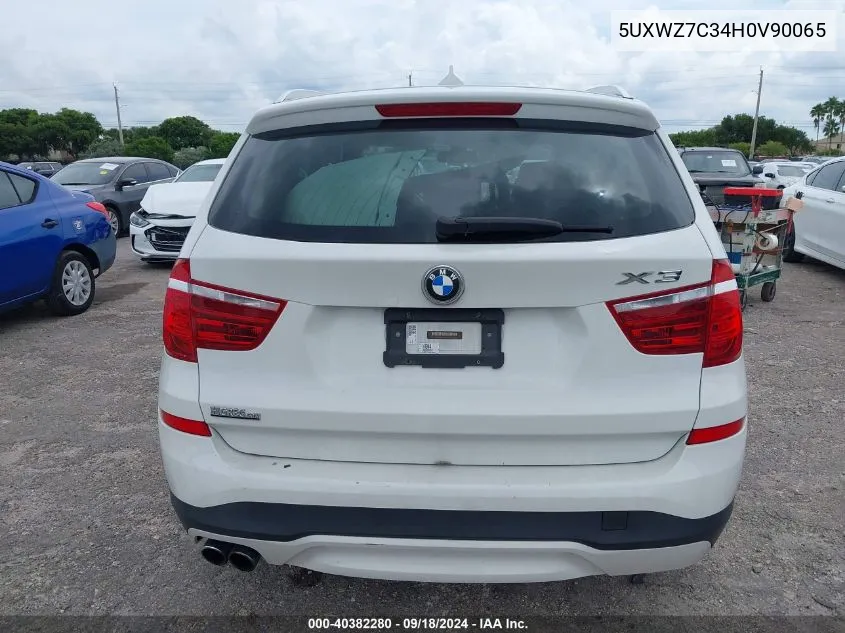 5UXWZ7C34H0V90065 2017 BMW X3 Sdrive28I