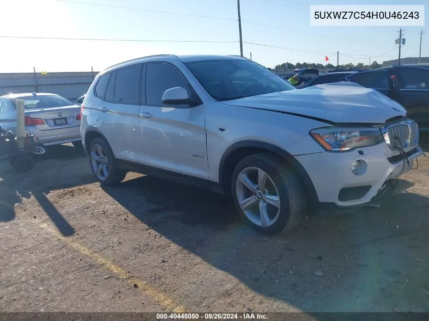 5UXWZ7C54H0U46243 2017 BMW X3 Sdrive28I