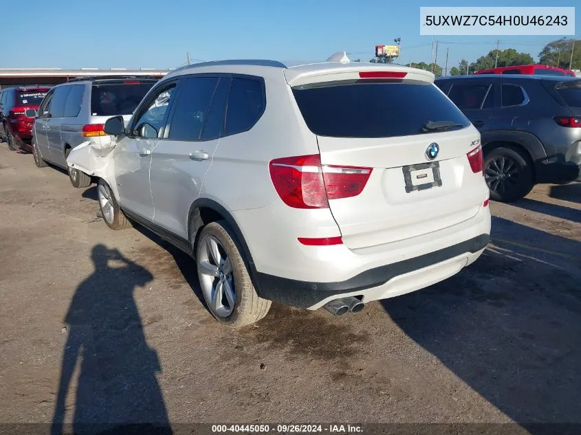 5UXWZ7C54H0U46243 2017 BMW X3 Sdrive28I