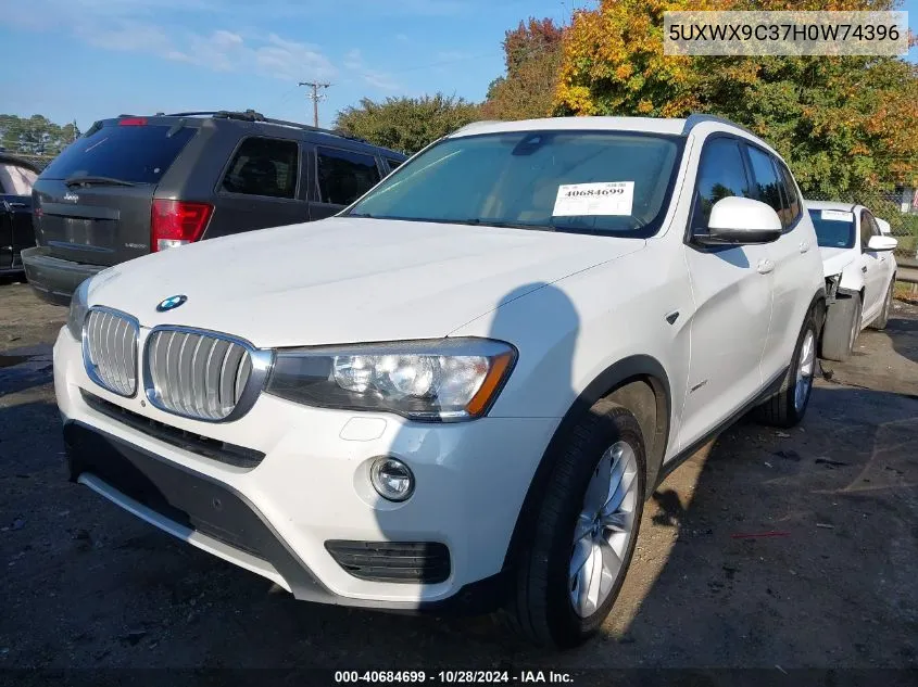 5UXWX9C37H0W74396 2017 BMW X3 xDrive28I