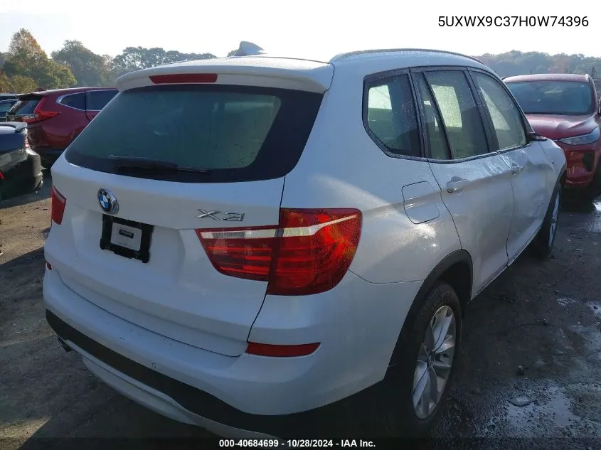 5UXWX9C37H0W74396 2017 BMW X3 xDrive28I