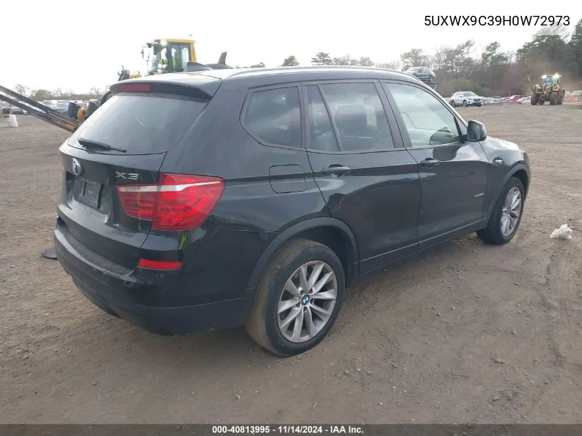 2017 BMW X3 xDrive28I VIN: 5UXWX9C39H0W72973 Lot: 40813995