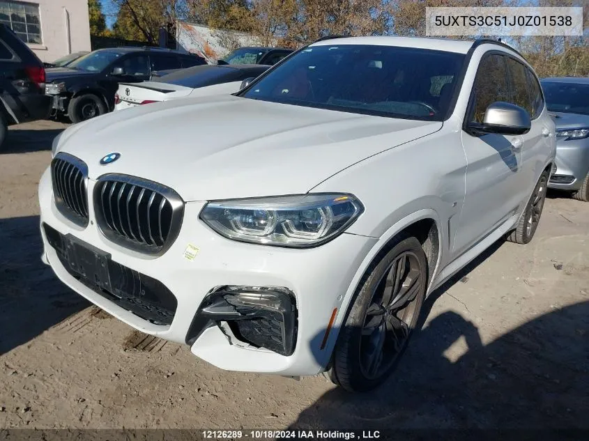 5UXTS3C51J0Z01538 2018 BMW X3