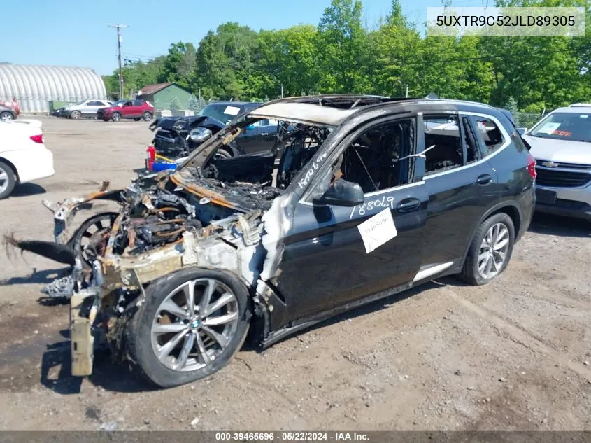 2018 BMW X3 xDrive30I VIN: 5UXTR9C52JLD89305 Lot: 39465696