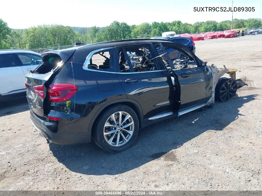 5UXTR9C52JLD89305 2018 BMW X3 xDrive30I