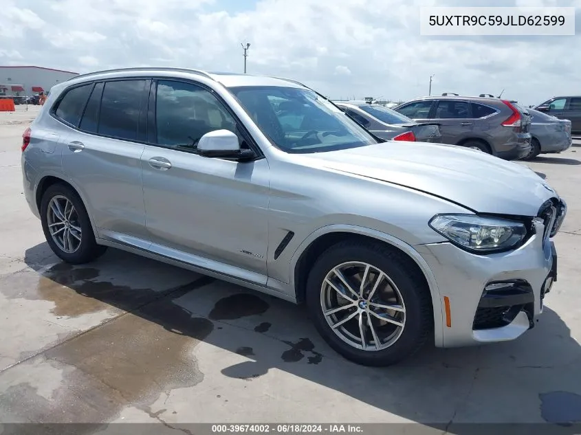 2018 BMW X3 xDrive30I VIN: 5UXTR9C59JLD62599 Lot: 39674002