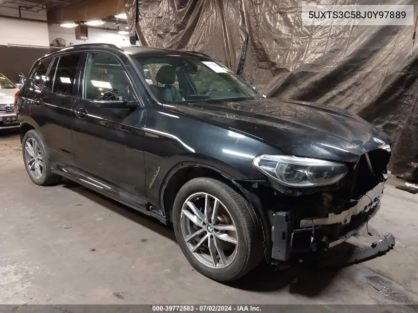 5UXTS3C58J0Y97889 2018 BMW X3 M40I