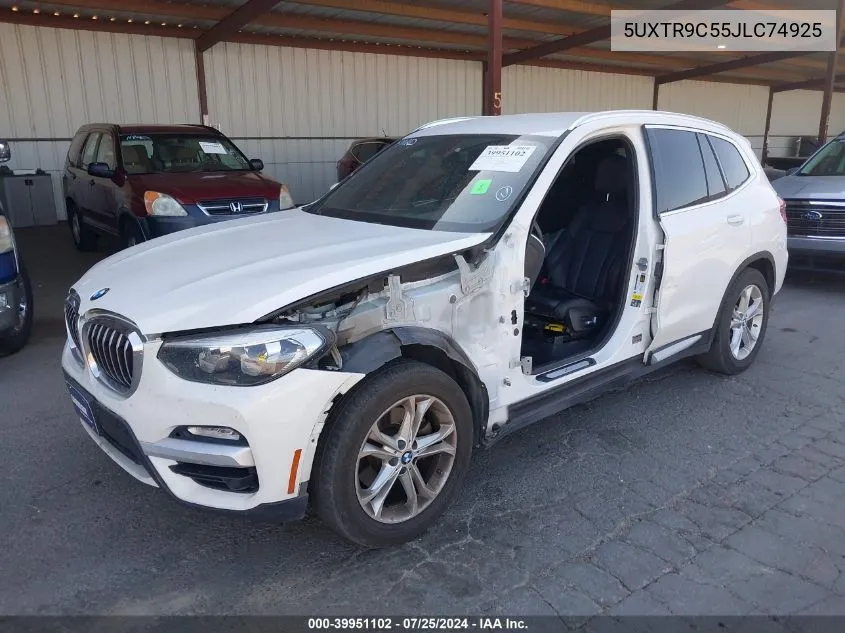 5UXTR9C55JLC74925 2018 BMW X3 xDrive30I