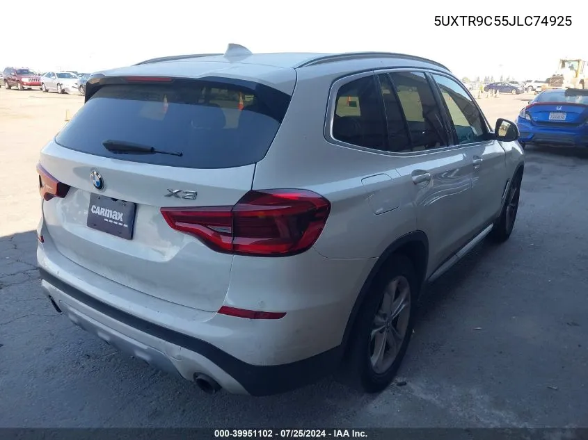 5UXTR9C55JLC74925 2018 BMW X3 xDrive30I