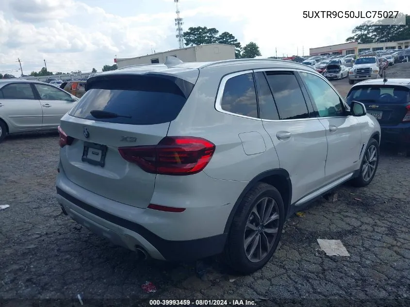 5UXTR9C50JLC75027 2018 BMW X3 xDrive30I