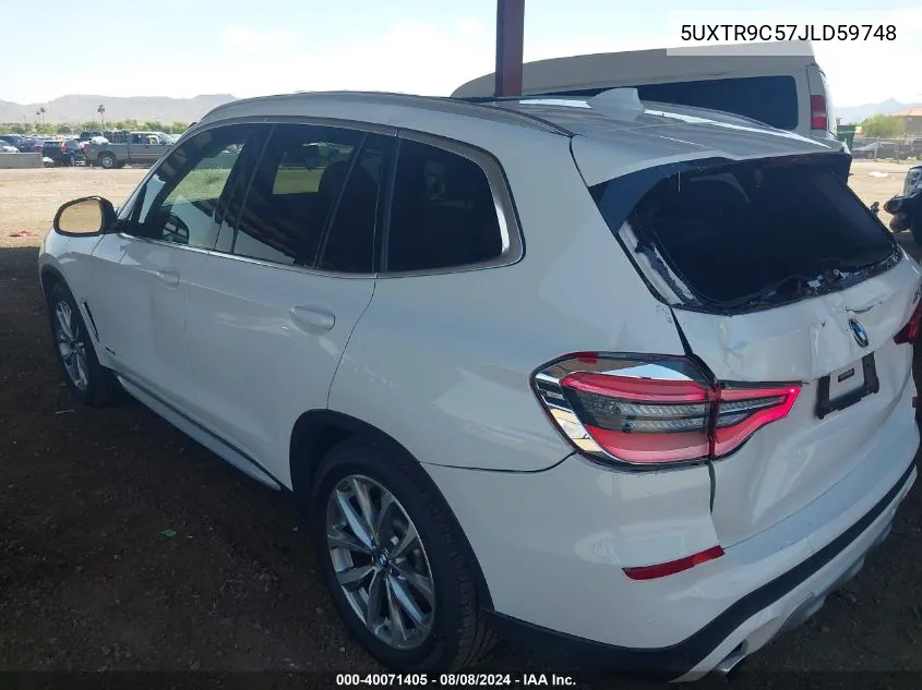 5UXTR9C57JLD59748 2018 BMW X3 xDrive30I