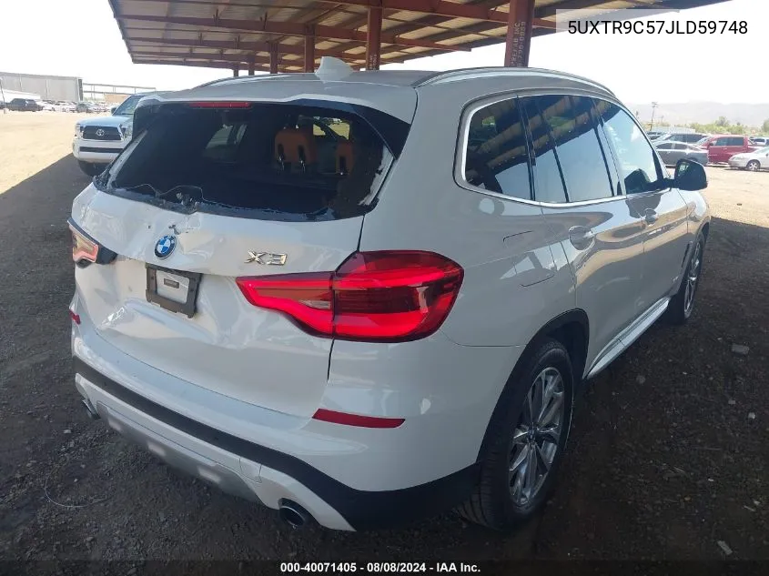 5UXTR9C57JLD59748 2018 BMW X3 xDrive30I