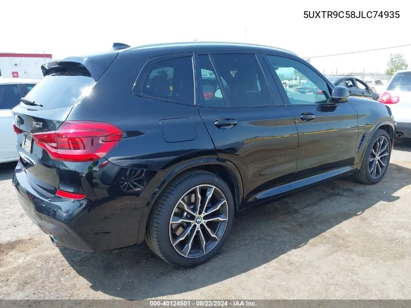 5UXTR9C58JLC74935 2018 BMW X3 xDrive30I